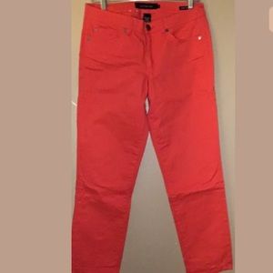 Calvin Klein women's jeans Capri skinny orange 6.